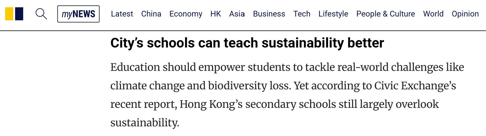 City’s schools can teach sustainability better